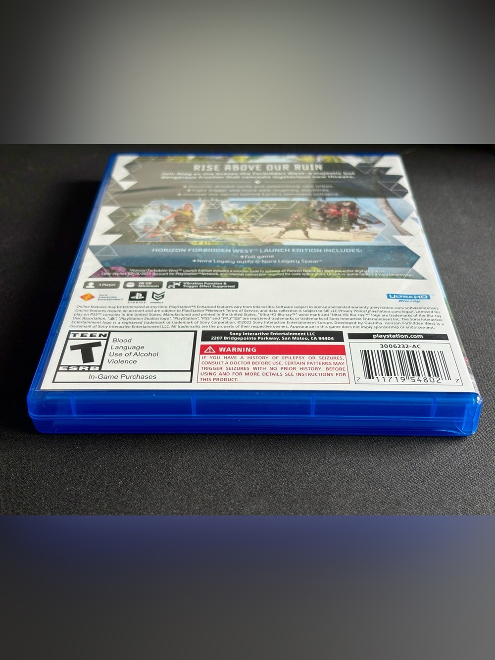 PS5 Horizon Forbidden West Launch Edition Complete + Unused DLC Code 🎮 - Picture 10 of 12